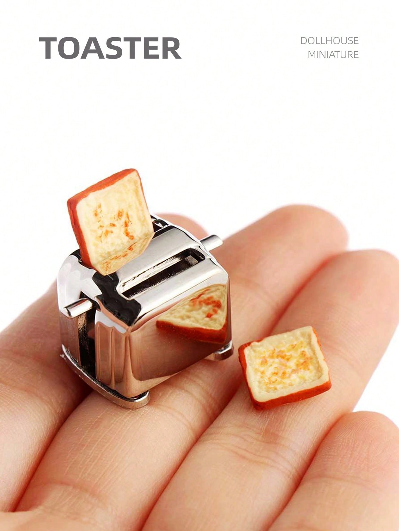 Kitchen Appliances In - Miniaturowy toster do domku dla lalek