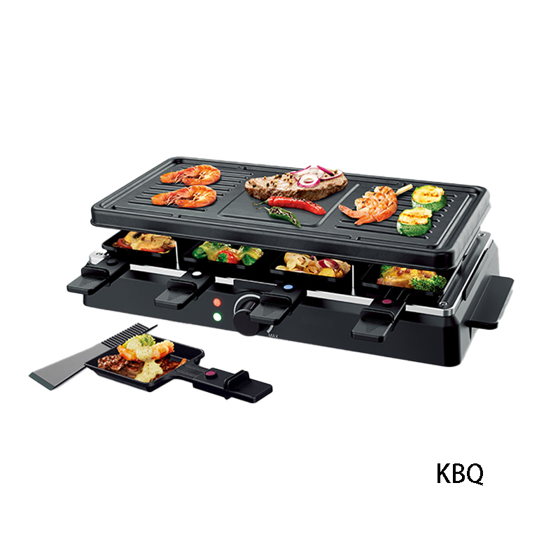 Raclette Grill Table - Przenośny, komercyjny, domowy grill do steków,
