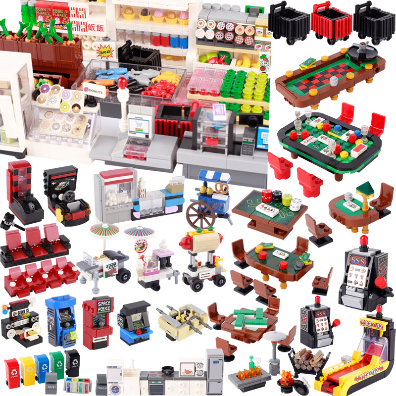 Kitchen Appliances For Gift - Miasto Widok ulicy Scena Klocki Meble