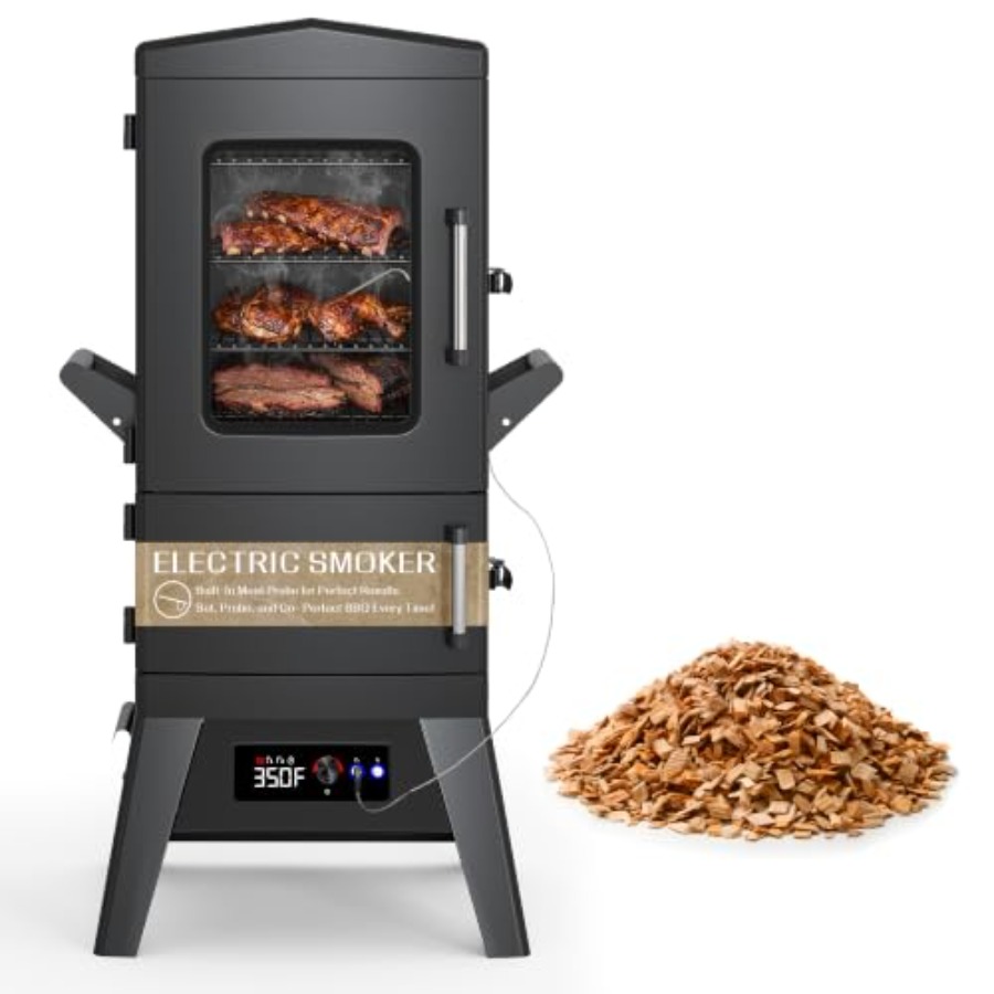 Electric Smoker Bbq - Duży pionowy elektryczny grill wędzarniczy do