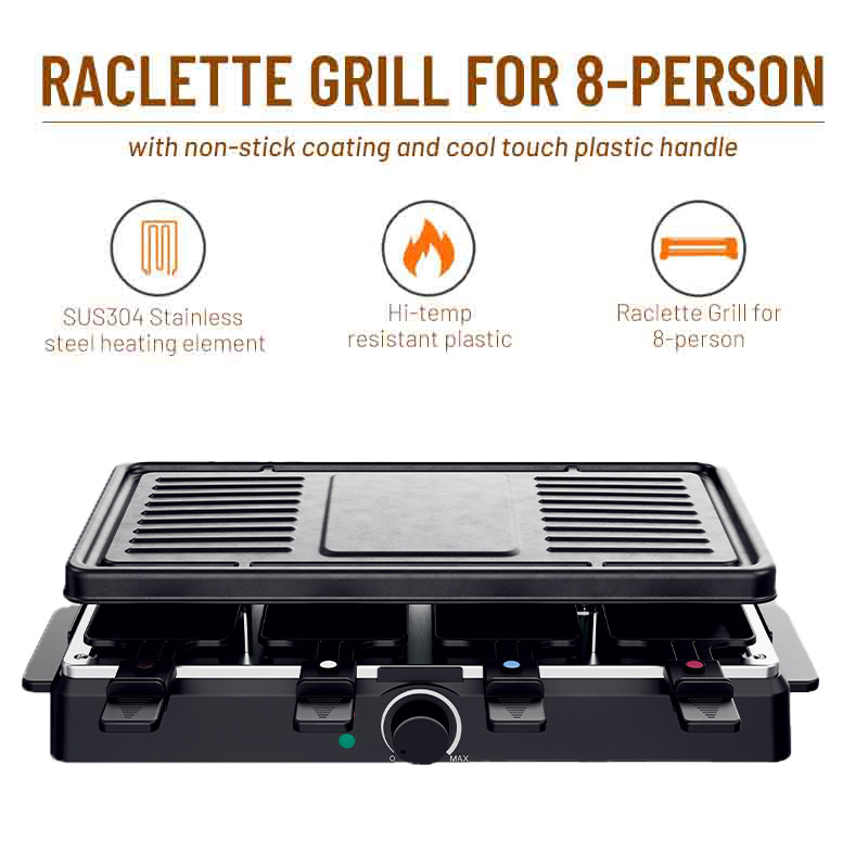 Przenośny, komercyjny, domowy  – Raclette Grill Table recenzja i cena
