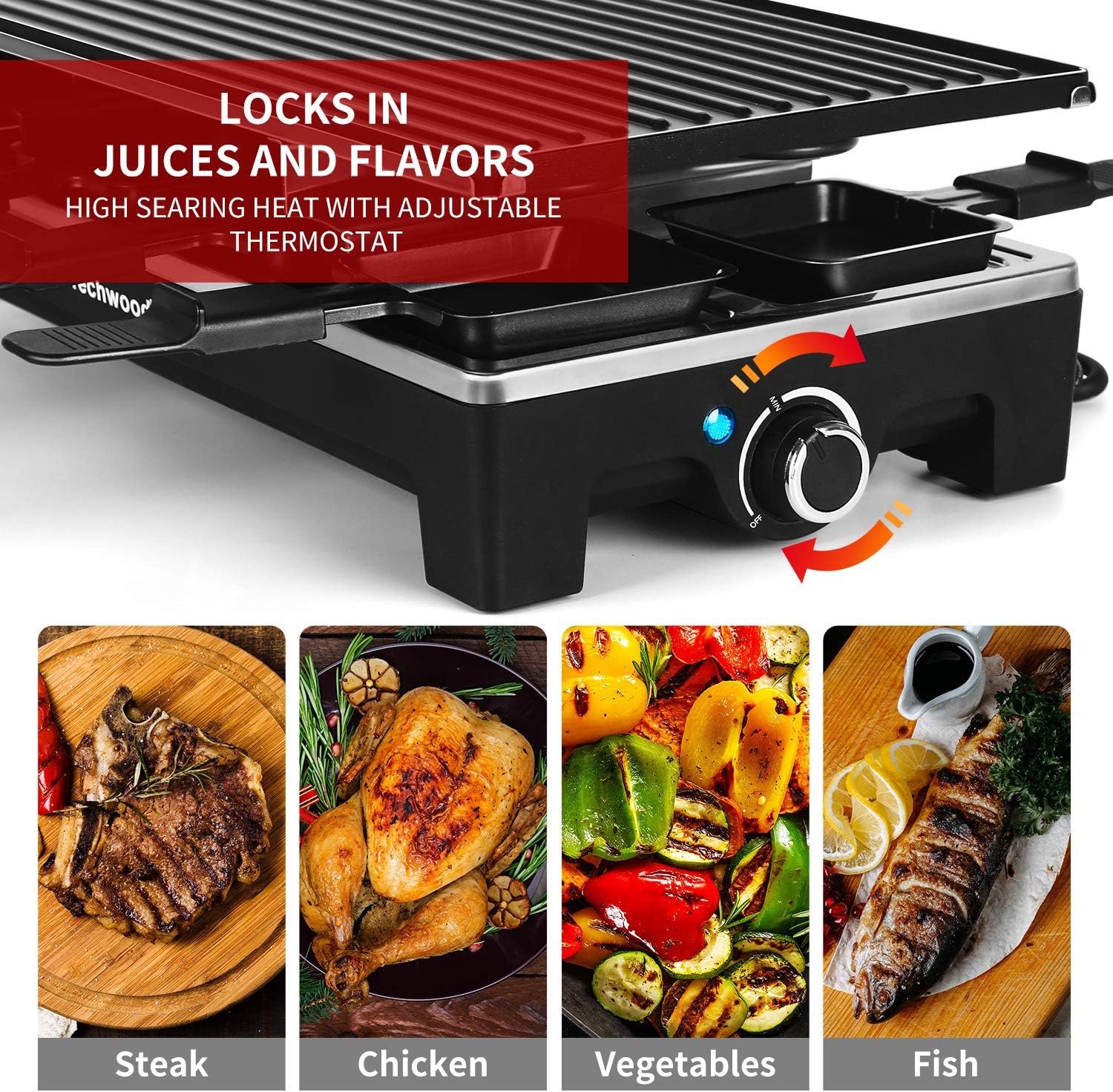 Grill do raclette, elektryczny – Raclette Grill Table recenzja i cena