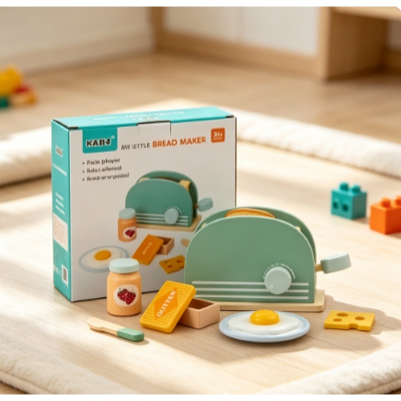 Drewniany Toster Zabawka Symul – Kitchen Appliances Kids recenzja i cena