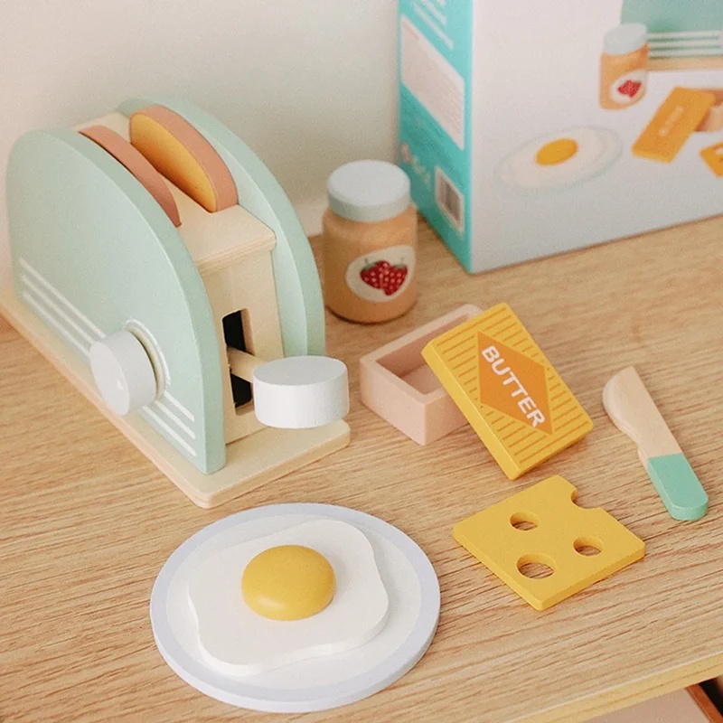 Drewniany Toster Zabawka Symul – Kitchen Appliances Kids recenzja i cena