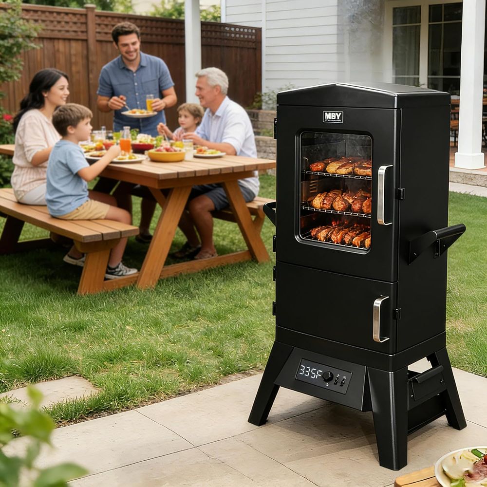 Duża, elektryczna wędzarnia BB – Electric Smoker Bbq recenzja i cena