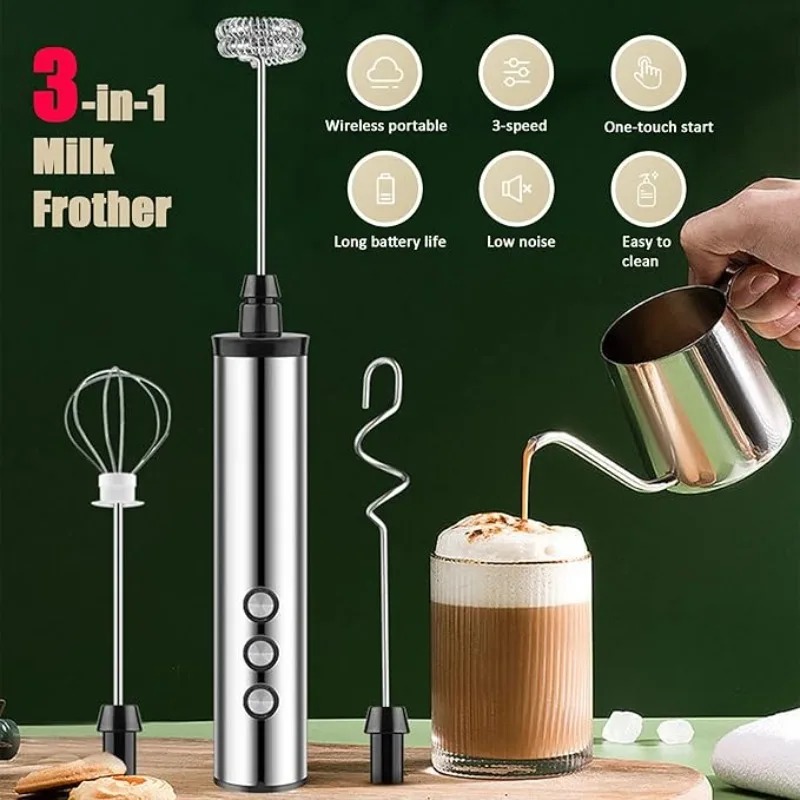 Elektryczny trzepak do mleka 3 – Kitchen Appliances Restaurant recenzja i cena