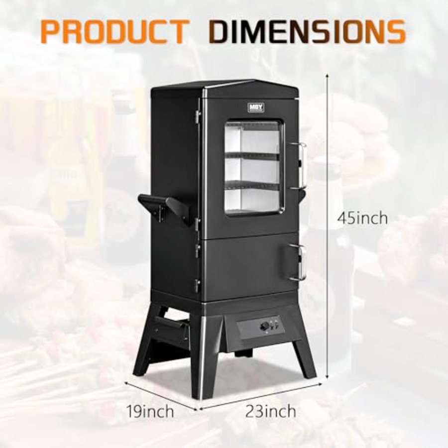 Duży pionowy elektryczny grill – Electric Smoker Bbq recenzja i cena