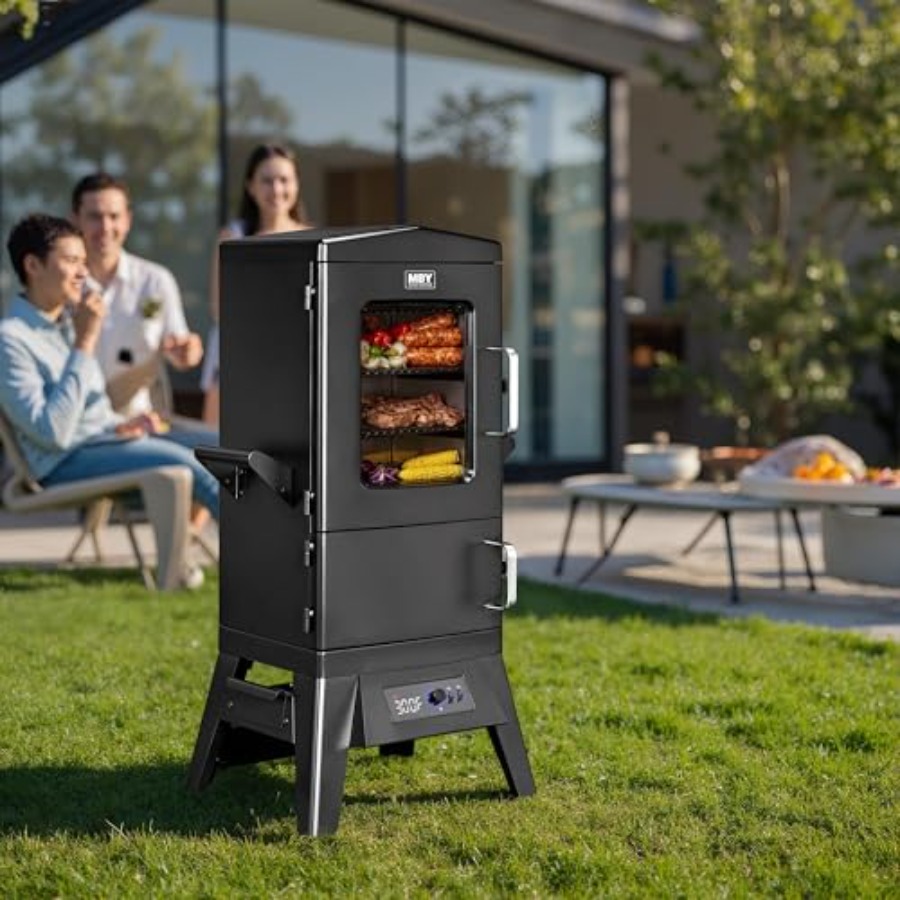 Duży pionowy elektryczny grill – Electric Smoker Bbq recenzja i cena
