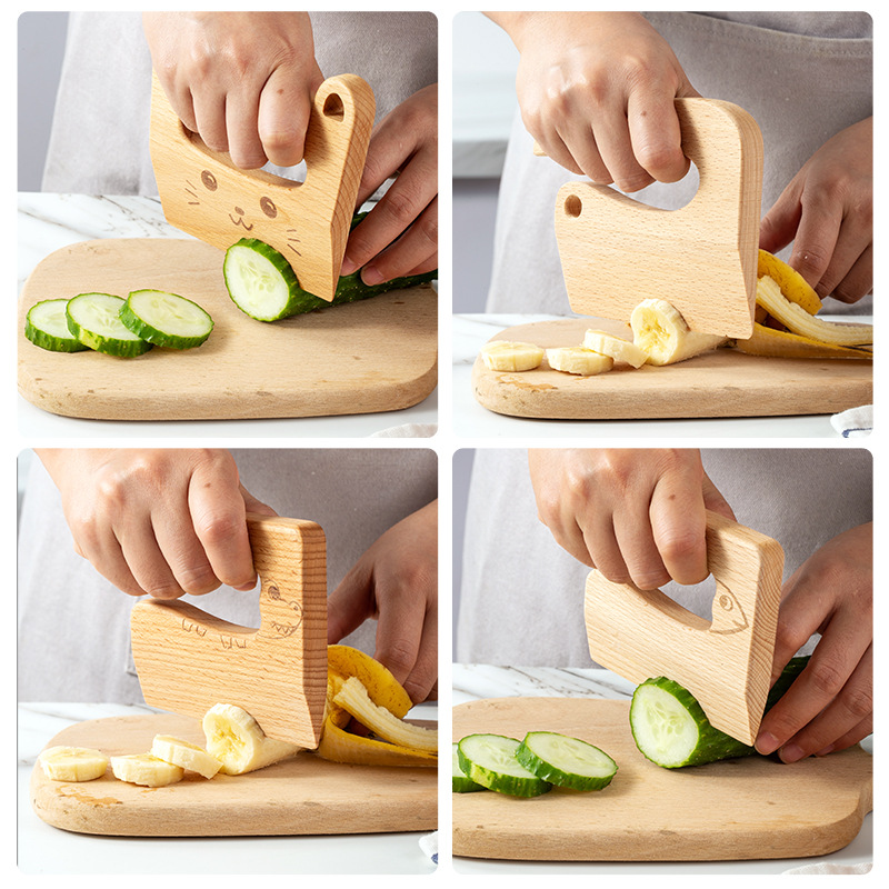 Drewniany nóż dla dzieci do go – Kitchen Appliances Kids recenzja i cena