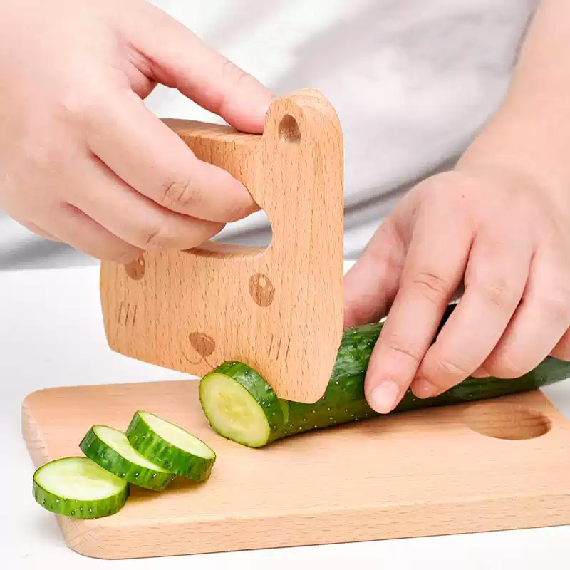 Drewniany nóż dla dzieci do go – Kitchen Appliances Kids recenzja i cena