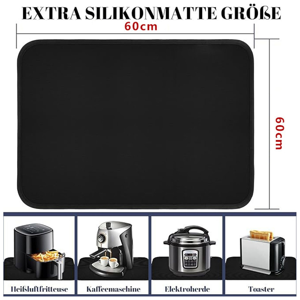 Czarna mata do frytkownicy bez – Kitchen Appliances In recenzja i cena
