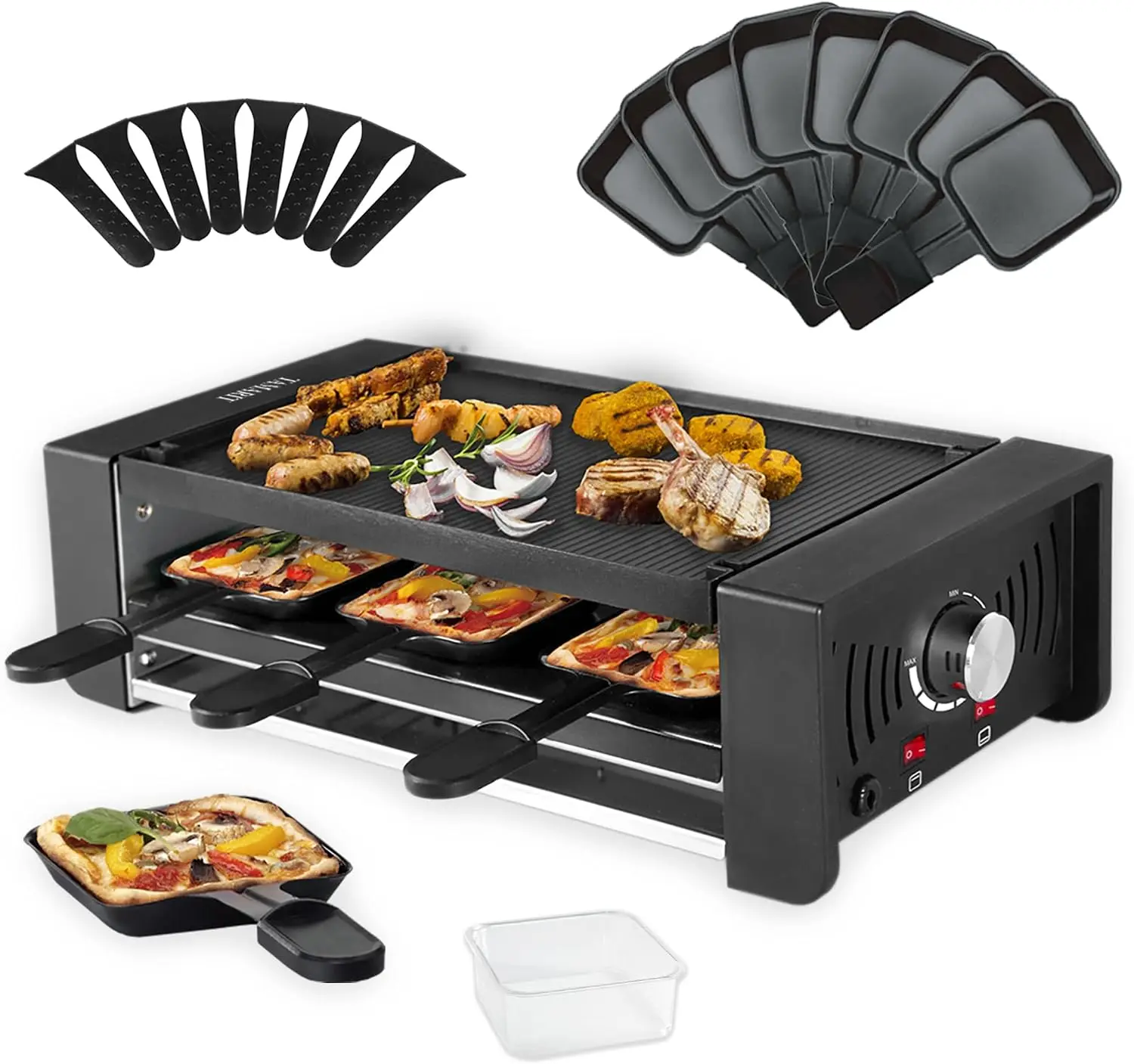 Przenośny elektryczny grill ko – Raclette Grill Table recenzja i cena