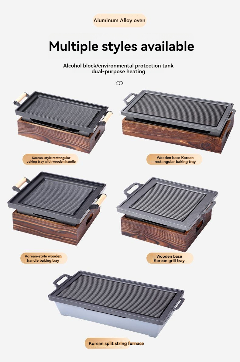 Aluminiowy grill koreański do  – Raclette Grill Table recenzja i cena