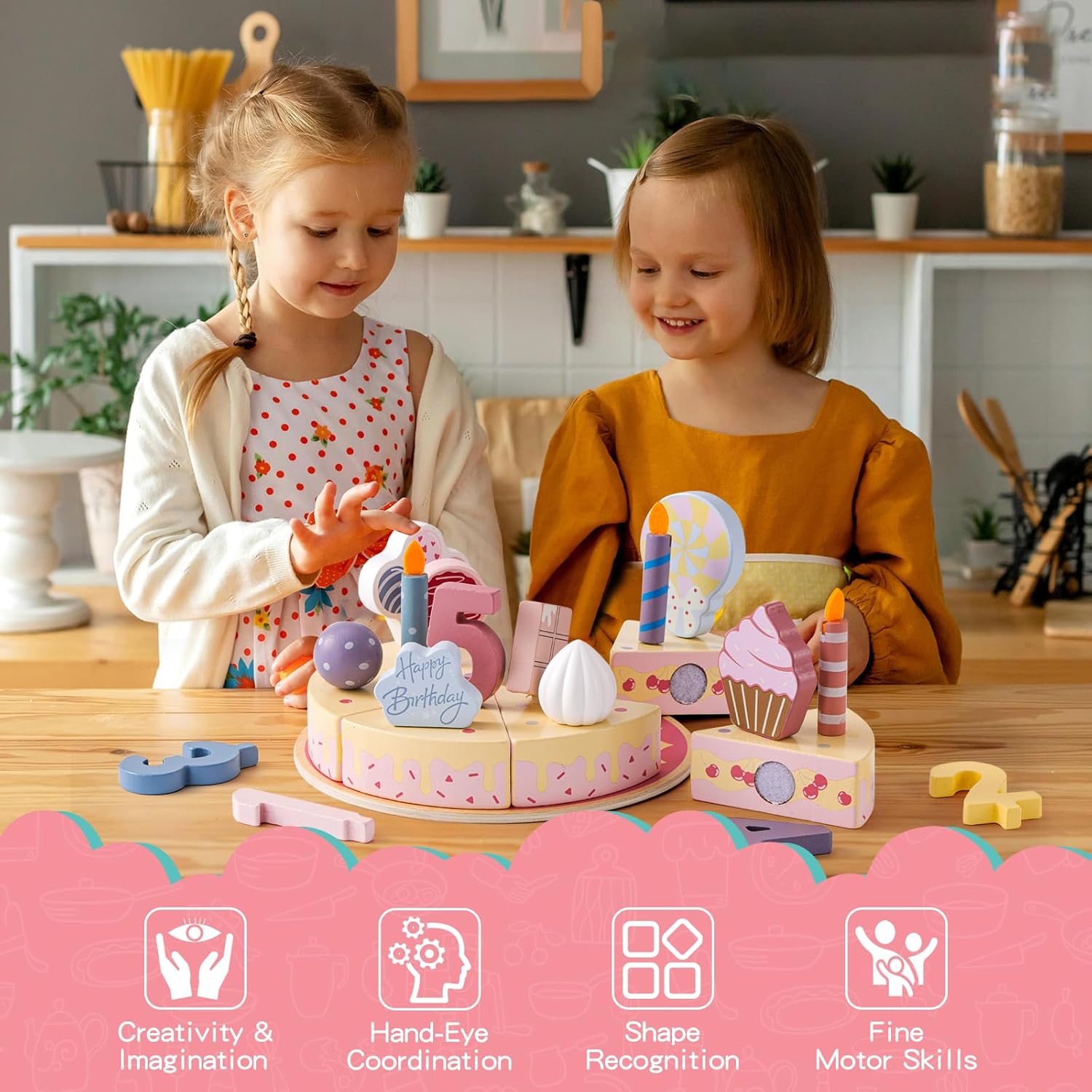 Royal Wooden Pretend Play Kitc – Kitchen Appliances Kids recenzja i cena