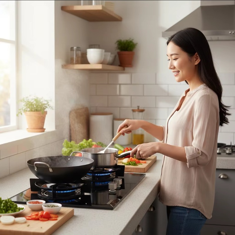 Czarna płyta gazowa z hartowan – Kitchen Appliances In recenzja i cena